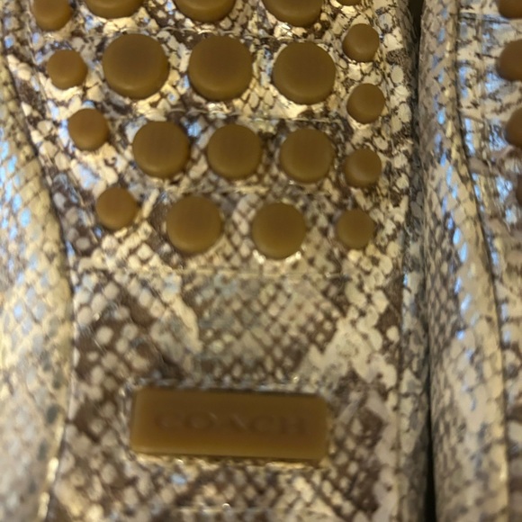 Coach snake embossed driving loafer size 7 - Picture 2 of 5